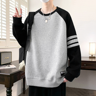 不起球不褪色卫衣长袖t恤