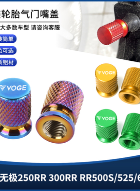 适用无极250RR 300RR RR500S/525/660S改装防漏气嘴气门芯盖配件
