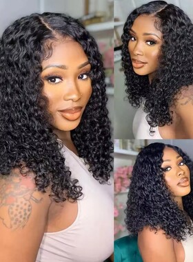 13*4 Double Drawn Human Hair Full Frontal Lace Wigs Jerry