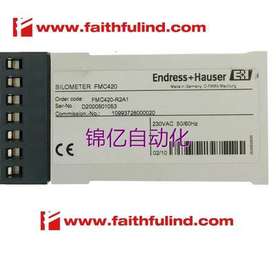 非标价E+H FMC420-R2A1 恩德斯豪斯全新电容信号转换器 917079-90