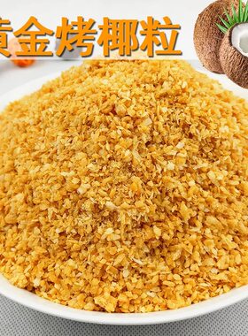 黄金烤椰子粒500g包邮 椰粒碎披萨面包蛋糕烘培原料酸奶椰子粒