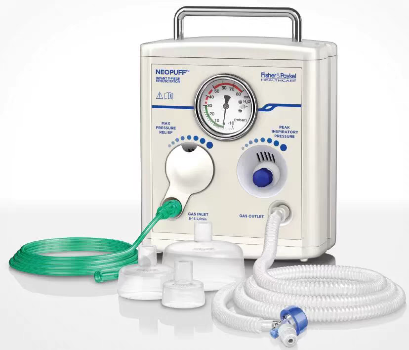 医院产科儿科婴幼儿T组合复苏器进气管（白色管道）