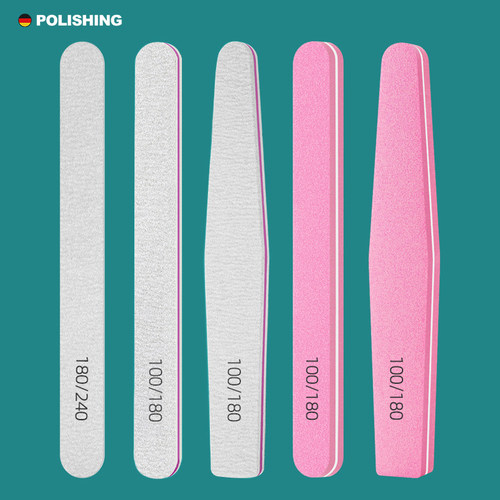 美甲锉指甲修型搓甲面海绵抛光挫打磨条卸甲油胶修甲护理工具套装