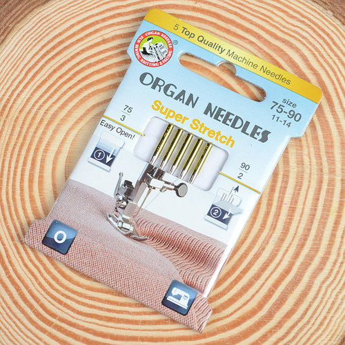 蓝针风琴organ防跳针兄弟重机蝴蝶家用缝纫机弹性针织料防跳机针