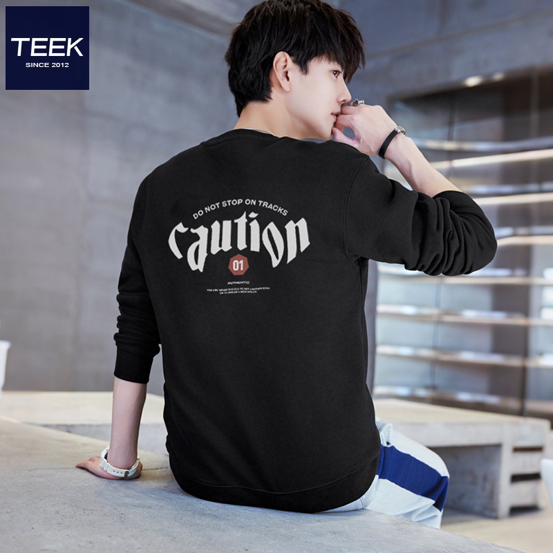 休闲百搭又帅气!新款纯棉卫衣。