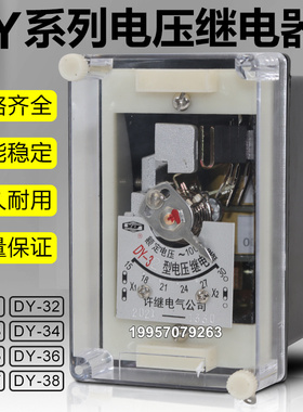 DY-31 32 33 34 35 36 37 38 60C电压继电器40V100V160V200V400V