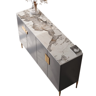 大理石纹玄关鞋柜垫防水皮革桌布长方形台面防脏桌面垫子餐边柜垫