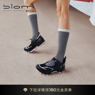 ECCO爱步女鞋 厚底休闲运动凉鞋 玛丽珍鞋 BIOMC踪迹803653 春新款