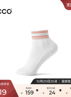 ECCO爱步袜子 2026春夏新款防臭吸汗中筒袜外穿男女同款9085748
