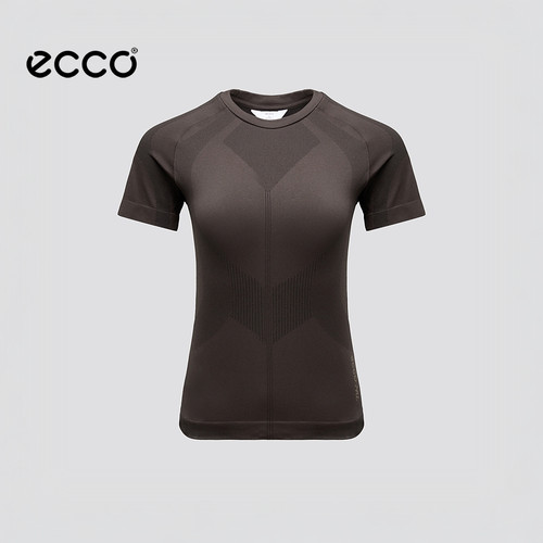 ECCO x NRL联名 26秋季新款设计感圆领短袖T恤上衣女EN263T050F