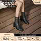 靴中筒靴 粗跟黑色玛丽珍时装 型塑290973 秋冬新款 ECCO爱步靴子女