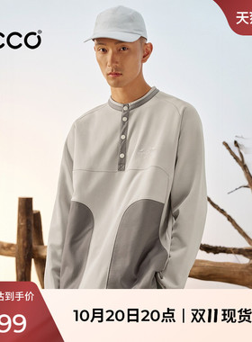 ECCO×白山联名系列 男女同款纯色户外鸭舌运动棒球帽EW263C001G