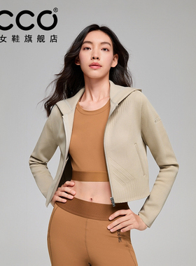 ECCO x NRL联名 26新时尚百搭简约休闲短款运动外套女EN261J062