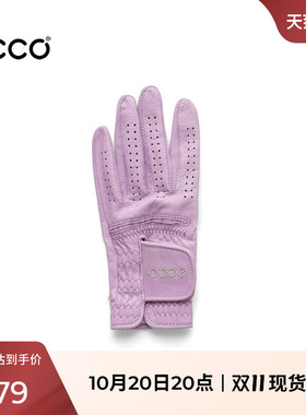 ECCO爱步手套 高尔夫耐磨舒适透气训练单只手套女9108254