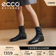 舞悦244403 低跟复古切尔西靴瘦瘦靴 ECCO爱步靴子女 秋冬新款