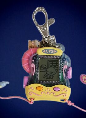 Hamster孩之宝宠物机Littlest Pet Shop数码宠物仓鼠电子玩具稀有