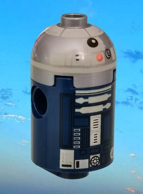 乐购75051星球大战2x2 圆形带圆顶18111气缸2x2x2机器人主体18113