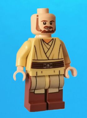 LE正品GO星球大战人仔绝地武士奎刚金75096配件18415腿21991表情