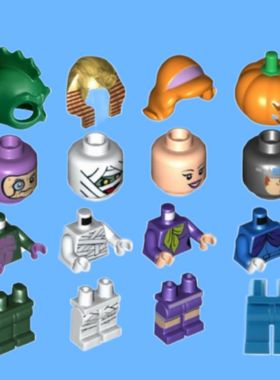 LE正品GO史酷比套装75900人仔75903/闹鬼灯塔75901飞机大冒险配件