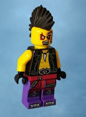 LE正品GO积木幻影忍者71735元素擂台njo639狂蟒战士邪眼配件头发