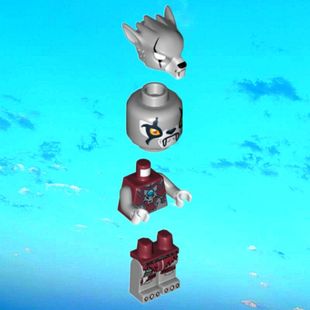 乐购搭建 loc016人仔气功传奇70011神鹰城堡配件表情12869腿14401