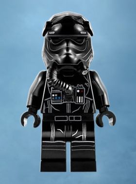 乐购搭建星球大战人仔sw0902钛战机飞行员配件身体76382腿部23823