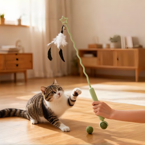 逗猫棒+猫薄荷球一体+多种款式