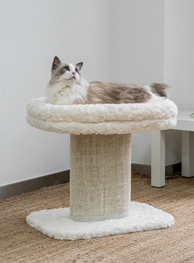 肥猫大床可拆洗猫窝猫树猫爬架一体大型猫布偶缅因攀爬猫剑麻抓板