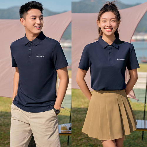 雷克萨斯工作服短袖POLO衫定制