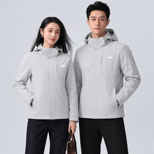 吉利汽车工作服摇粒绒冲锋衣