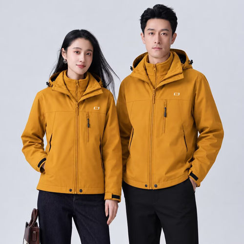 奔腾汽车工作服冬季冲锋衣