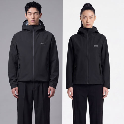 奥迪汽车工作服硬壳冲锋衣