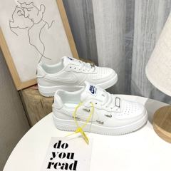 Real shot real price versatile lace up student small white shoes muffin shoes thick soled casual shoes