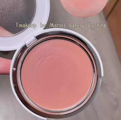 make up by mario腮红膏barely blushing