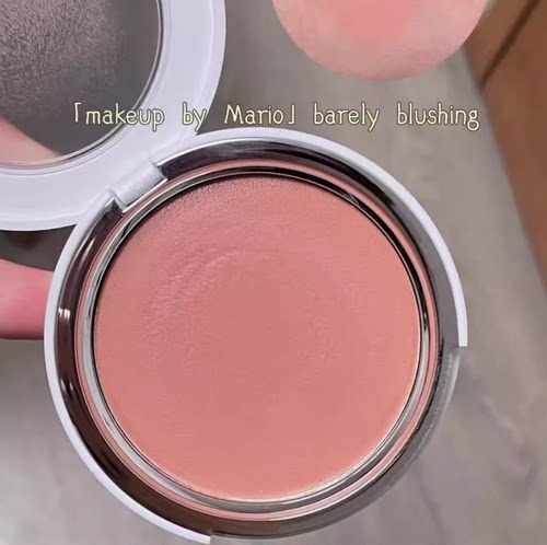 make up by mario腮红膏barely blushing