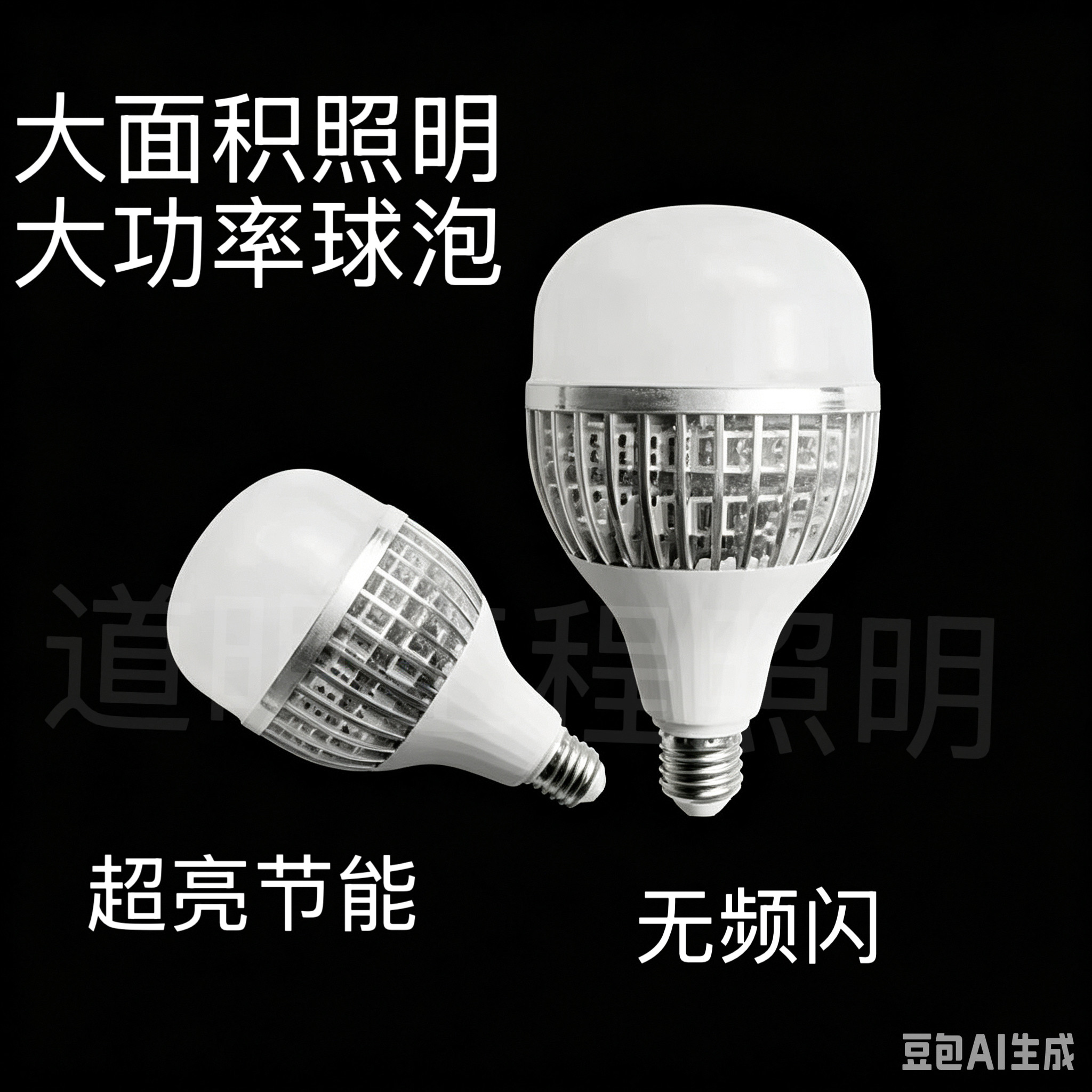 倍尔特大功率球泡灯led灯泡e27螺口仓库球泡厂房车间超亮照明灯