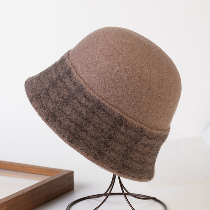 百搭素颜显脸小渔夫帽冬