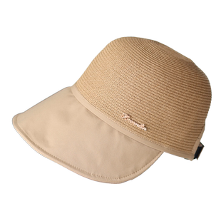 帽子女款夏季2025新款鸭舌帽防晒遮阳时尚洋气太阳凉帽草帽女夏天