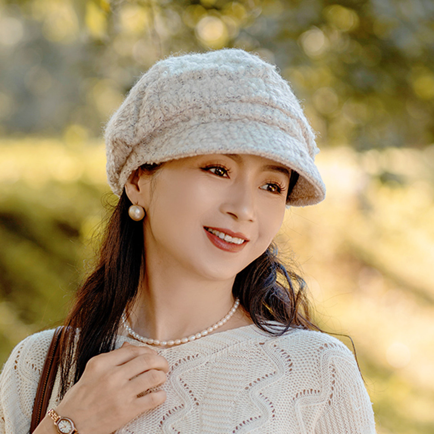 帽子女秋冬圆脸适合时尚女士八角帽洋气中年妈妈羊羔绒贝雷帽盆帽,服饰配件/皮带/帽子/围巾,帽子,淘宝优惠券,粉丝福利购,淘宝优惠卷