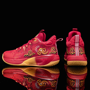 安德詹姆斯篮球鞋男款正品专业实战球鞋青少年防滑减震运动鞋男鞋