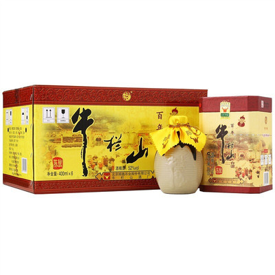 牛栏山二锅头陈酿52度400ml三牛