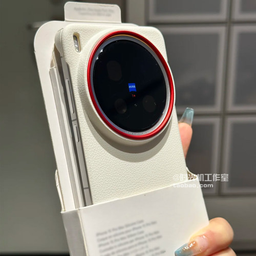 适用华为Mate70无边框皮革纹贴皮