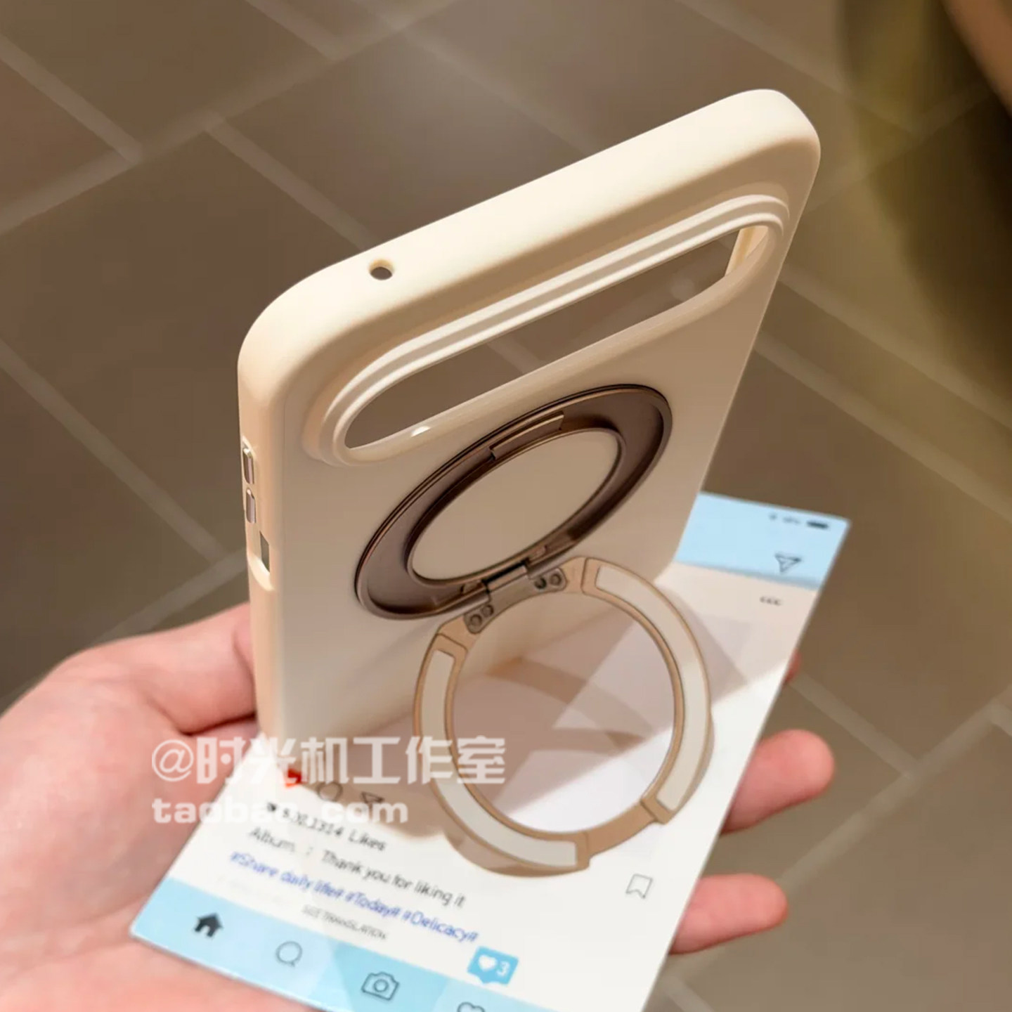 适用华为PuraXView撞色磁吸支点
