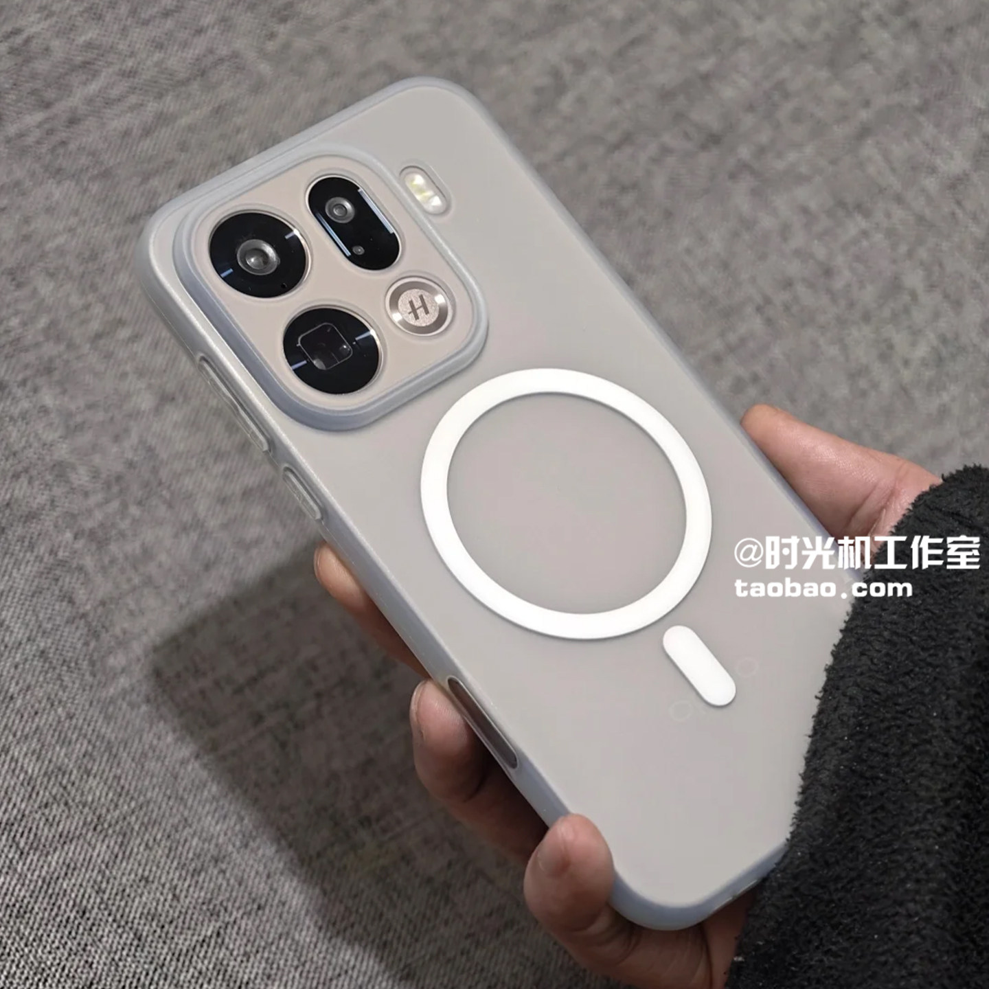 冰雾磨砂黑白半透明磁吸壳适用OPPOFindx9手机壳X9Pro无线充电Reno15防指纹X8Ultra全包镜头软s+简约男女套薄