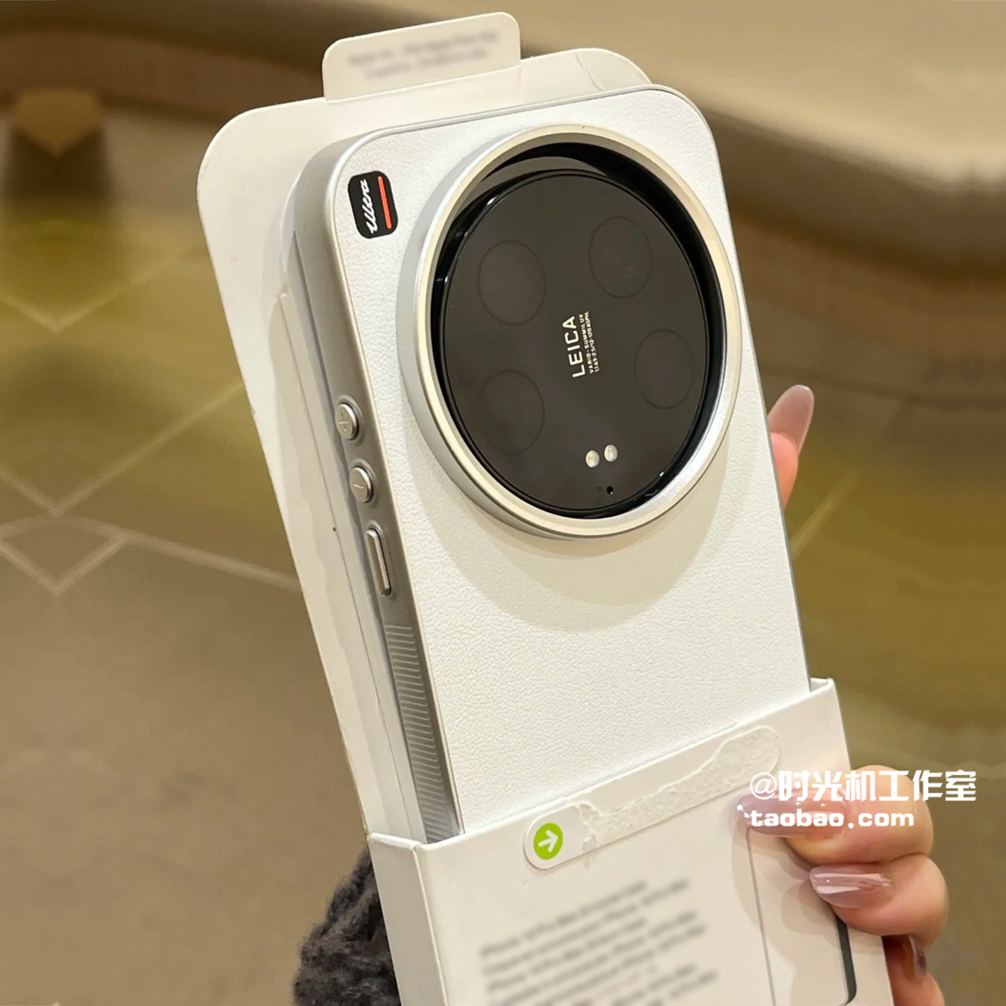 原机色月光白素皮纹适用小米17Ultra手机壳MI17至尊版莱卡磨砂皮质抗指纹电镀银边大孔保护套高级感高档男女m