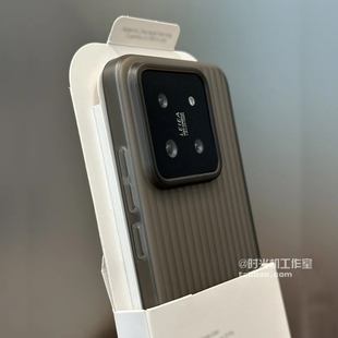 PP竖条纹肤感瓦楞壳适用OPPOReno13手机壳13Pro半透明黑不粘指纹Findx8保护套X7Ultra超薄高级感小众男女新款