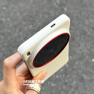 丹红镜框适用OPPOfindX8Ultra手机壳ins月光白皮革纹x8s x8Pro半包裸感无边框Reno14颗粒感不沾指纹超薄硬壳