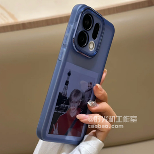 11男女 湛蓝防刮一体镜头膜适用OPPOFindx9手机壳Reno15Pro保护套X8S 13小众12 X5软胶14 光面X7Ultra透明x6