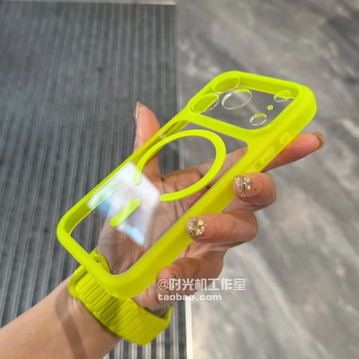 酷炫果绿色高透亮磁吸壳适用iPhone17air透明苹果17Promax手机壳16/15光面14防滑小众男女无线充电保护套新款