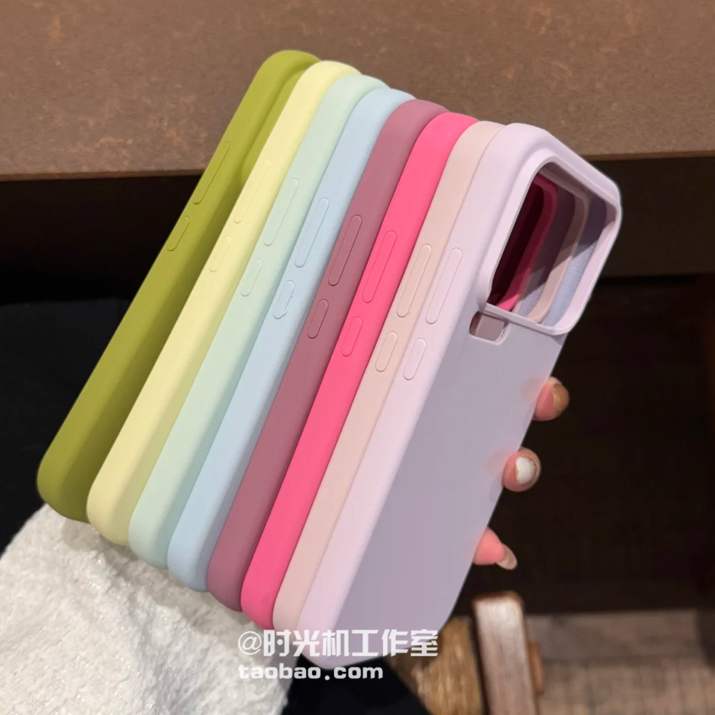 适用小米17马卡龙耐脏液态硅胶套